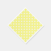 Serviette En Papier Motif Pois blanc clair (Coin)