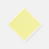 Serviette En Papier Motif Pois blanc clair (Coin)