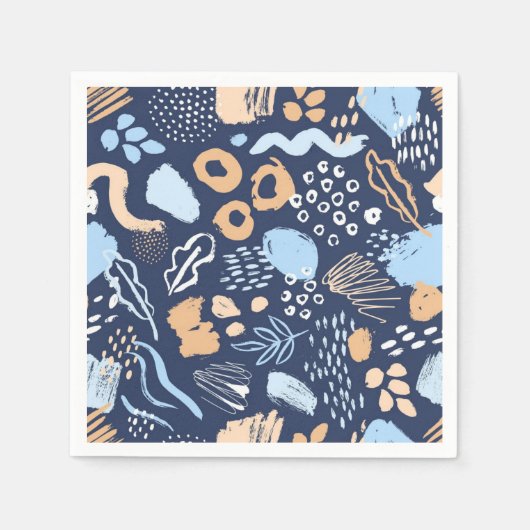 Serviette En Papier motif poster de animal (Devant)