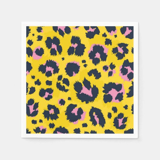 Serviette En Papier motif poster de animal (Devant)