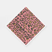 Serviette En Papier Motif Poster de animal Leopard Jaguar (Coin)