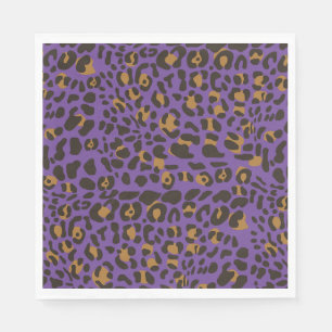 Serviette En Papier Motif Poster de animal Leopard Jaguar