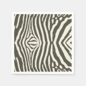 Serviette En Papier Motif Poster de animal Zebra Stripe (Devant)