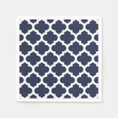 Serviette En Papier Motif Quatrefoil (Devant)