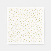 Serviette En Papier Motif Random Gold Star | Papier de partie (Devant)