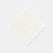 Serviette En Papier Motif Random Gold Star | Papier de partie (Coin)