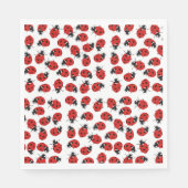 Serviette En Papier Motif Red Ladybug (Devant)