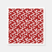 Motif Répéteur de corail blanc et rouge