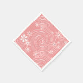 Serviette En Papier Motif rétro (Coin)