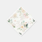 Serviette En Papier Motif rose Floral Garden (Coin)