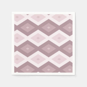 Serviette En Papier Motif rose quartz rose diamant