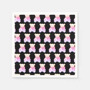 Serviette En Papier Motif sans couture d'ours en peluche mignon créati