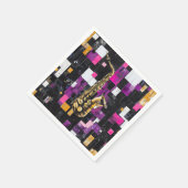 Serviette En Papier Motif saxophone moderne (Coin)