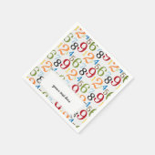Serviette En Papier Motif scolaire (Coin)
