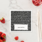 Serviette En Papier Motif scolaire (En situation)