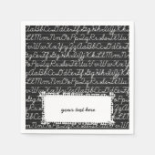 Serviette En Papier Motif scolaire (Devant)