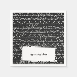 Serviette En Papier Motif scolaire