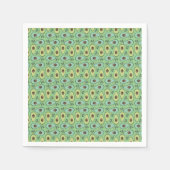 Serviette En Papier Motif semi-verdoyant Avocado (Devant)