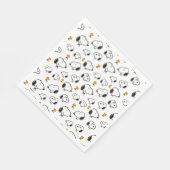 Serviette En Papier Motif Snoopy & Woodstock (Coin)