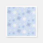 Serviette En Papier Motif Snowflake (Devant)