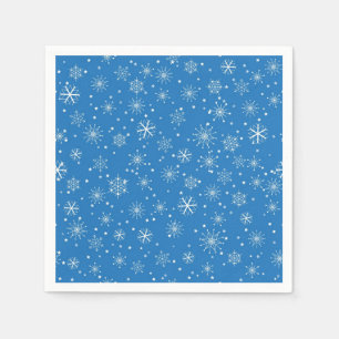 Serviette En Papier Motif Snowflake