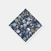 Serviette En Papier Motif sous-marin de méduse (Coin)