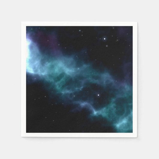 Serviette En Papier Motif spatial (Devant)
