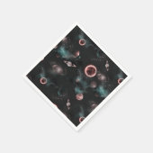 Serviette En Papier Motif spatial (Coin)