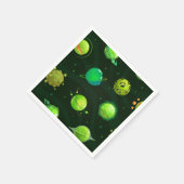 Serviette En Papier Motif spatial (Coin)
