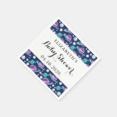 Serviette En Papier Motif spatial, Planètes, Étoiles, Galaxie, Baby sh (Coin)