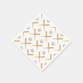 Serviette En Papier Motif sportif de baseball Batup (Coin)