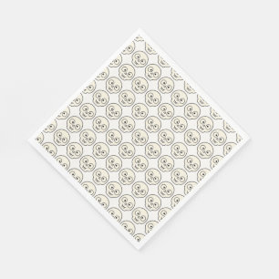 Serviette En Papier Motif squelette mignon Halloween effrayant