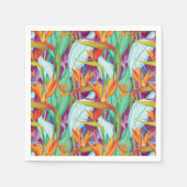 Serviette En Papier Motif Strelitzia (Devant)