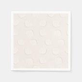 Serviette En Papier Motif Tan Shell (Devant)