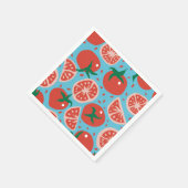 Serviette En Papier Motif tomate (Coin)