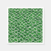 Serviette En Papier Motif Tortue Shell (Devant)