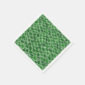 Serviette En Papier Motif Tortue Shell (Coin)