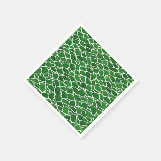 Serviette En Papier Motif Tortue Shell (Coin)