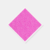 Serviette En Papier Motif tourbillon japonais - fuchsia rose et blanc (Coin)