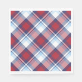 Serviette En Papier Motif traditionnel américain Rouge Blanc Bleu Tart (Devant)