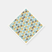 Serviette En Papier Motif triangle géométrique (Coin)