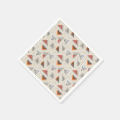 Serviette En Papier Motif triangle géométrique (Coin)