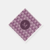 Serviette En Papier Motif triangles (Coin)