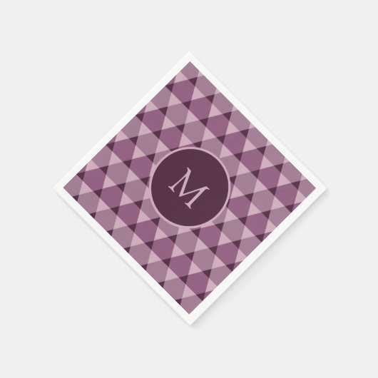 Serviette En Papier Motif triangles (Coin)