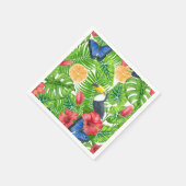 Serviette En Papier Motif tropical (Coin)