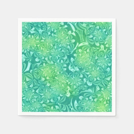 Serviette En Papier Motif tropical (Devant)