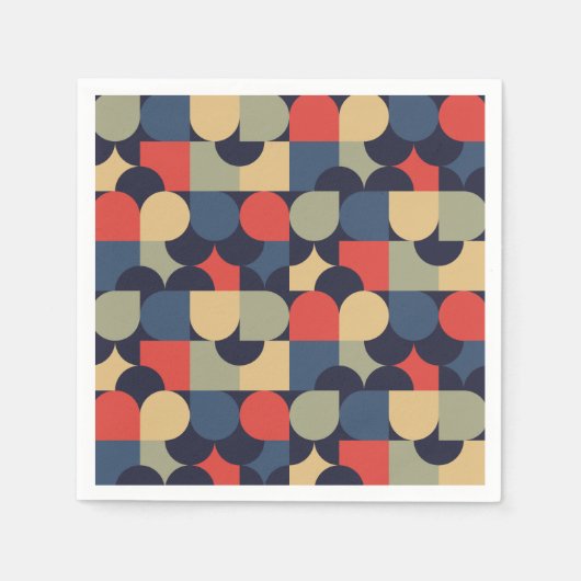 Serviette En Papier Motif vecteur (Devant)