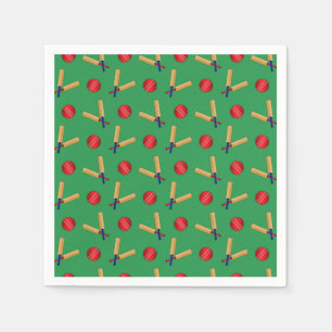 Serviette En Papier Motif vert de cricket