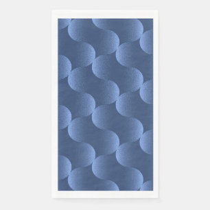 Serviette En Papier Motif vibrant bleu