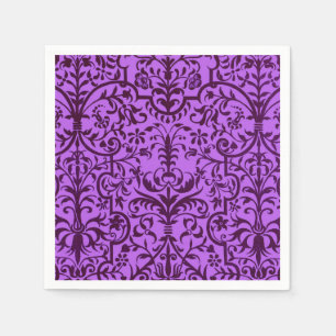 Serviette En Papier Motif victorien violet